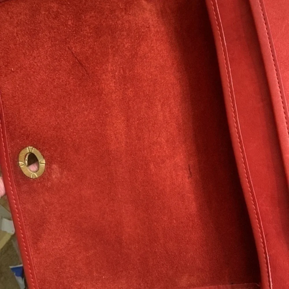Coach vintage red leather NYC new York city spectator bag 9795 RARE